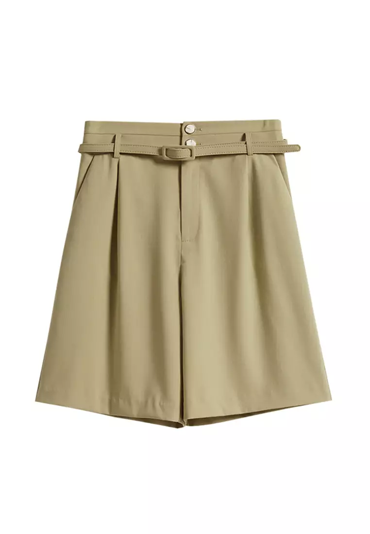 Smart Casual Shorts with Belt