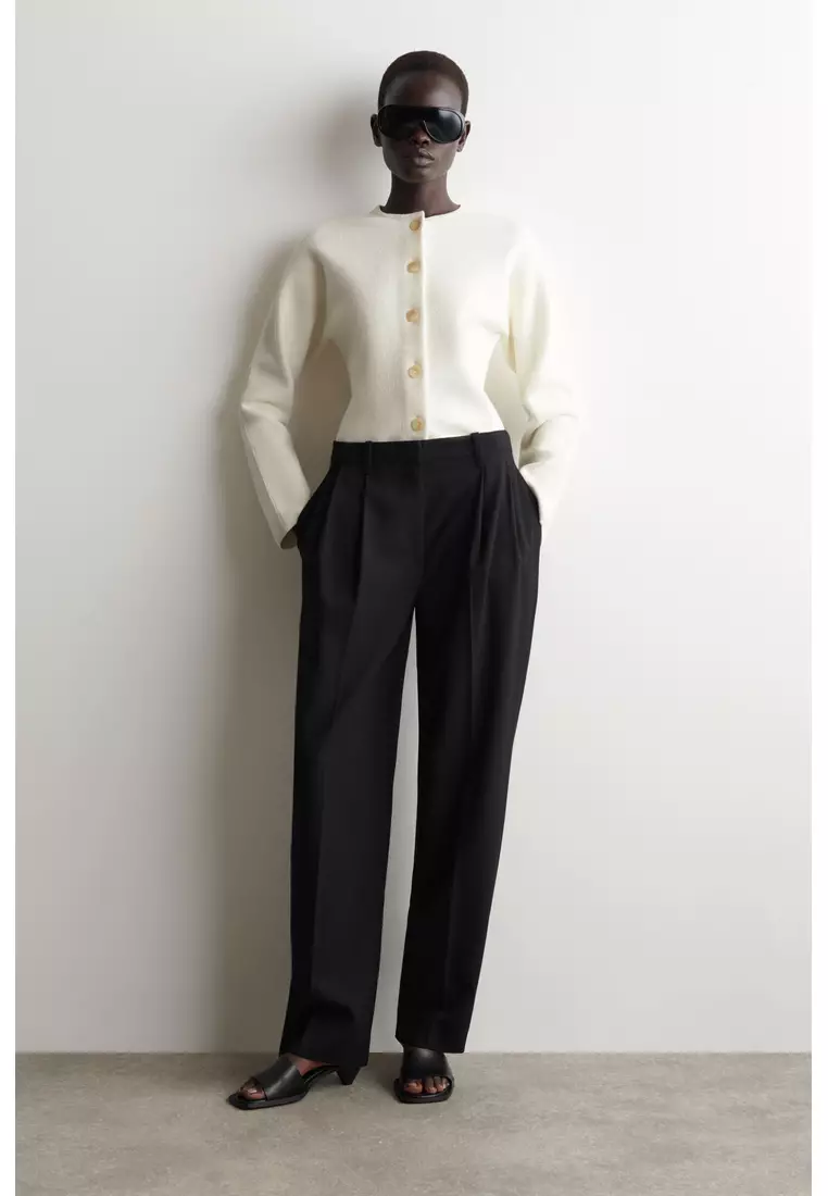 SCULPTURAL COTTON CARDIGAN