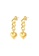 CELOVIS gold CELOVIS - Sweet Heart Chain Link Drop Earring in Gold DF200AC5C991BEGS_1