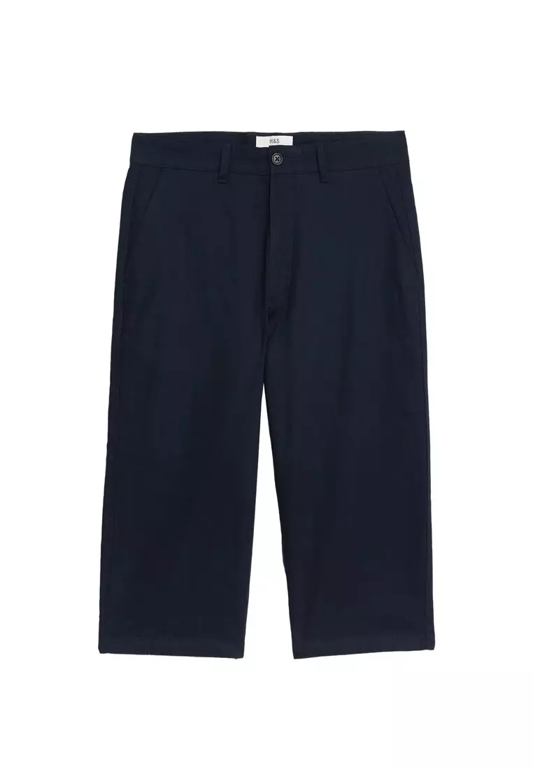 M&s mens linen shorts on sale