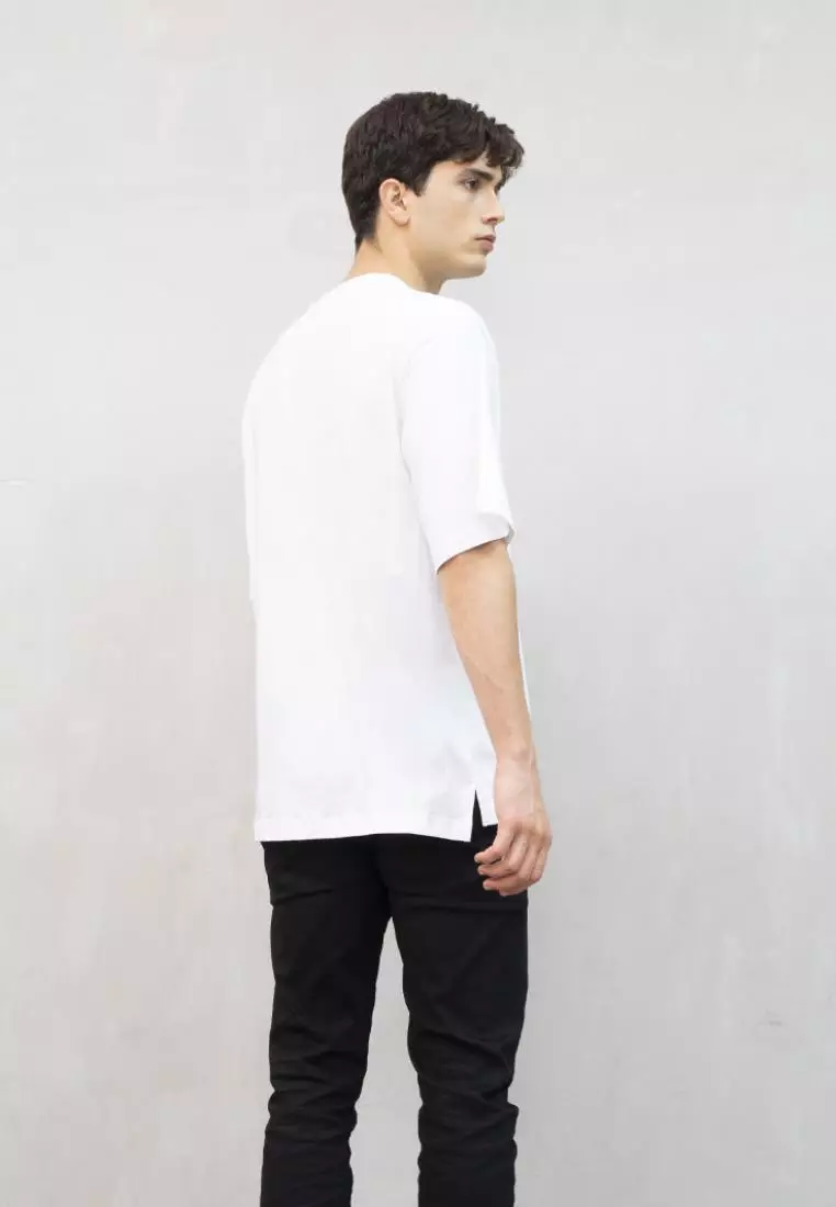 kaos oversized pria PUTIH polos wanita oversize shirt