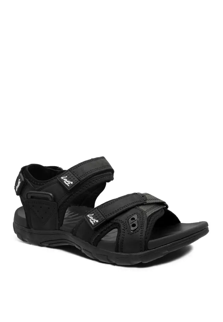 Men Slip On Faux Leather Classic Casual Sandals - 250441265