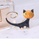 Glamorousky green Simple and Cute Plated Gold Enamel Yellow Cat Brooch with Cubic Zirconia 6092CAC8E2B73FGS_3