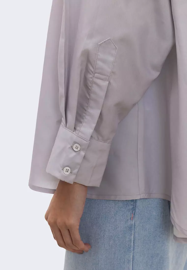 Ria Miranda Cool Grey Cosima Shirt