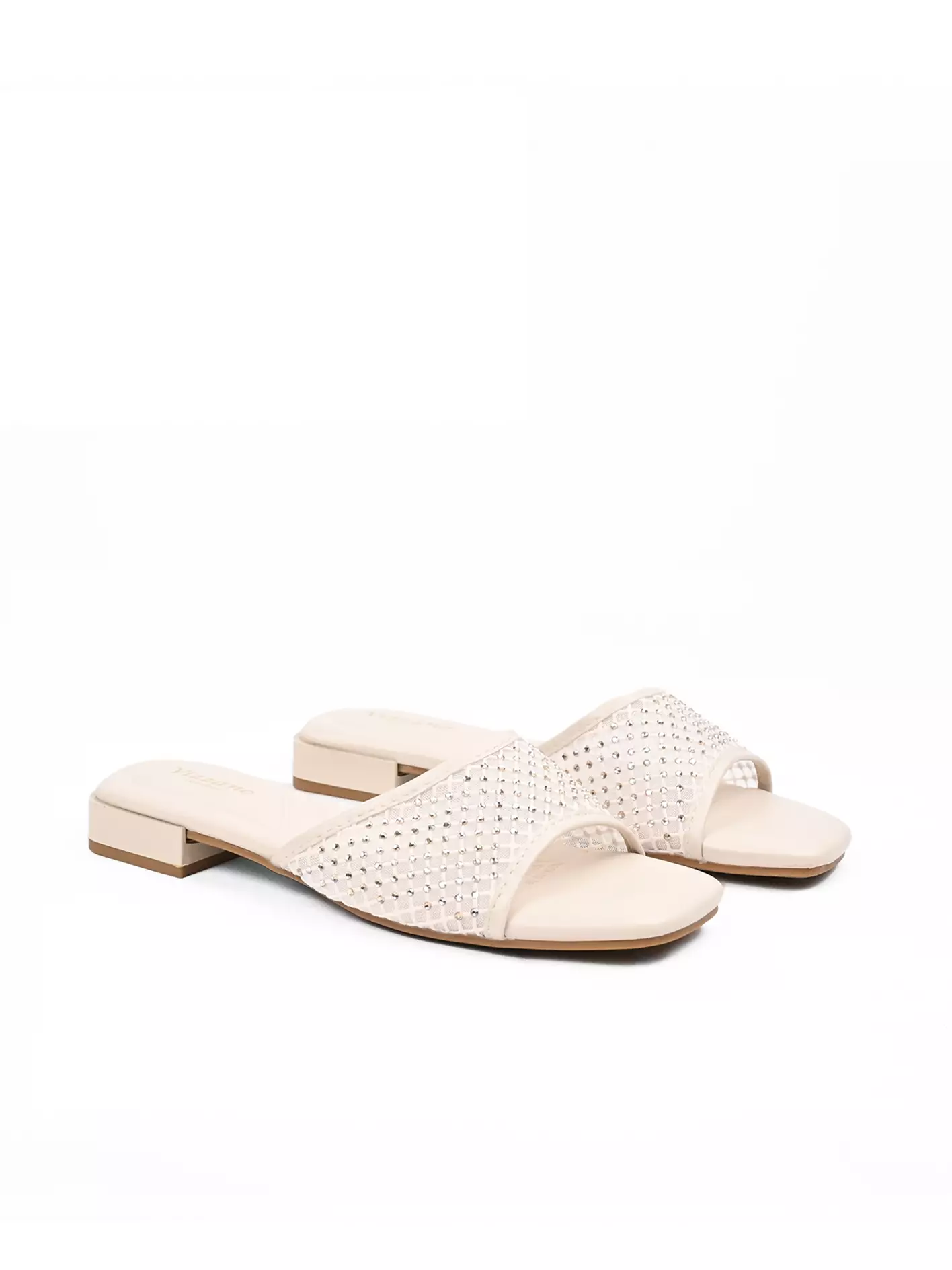 Vizzano Shoes Sandal Flat Wanita Motif Jaring Diamond Design Mia