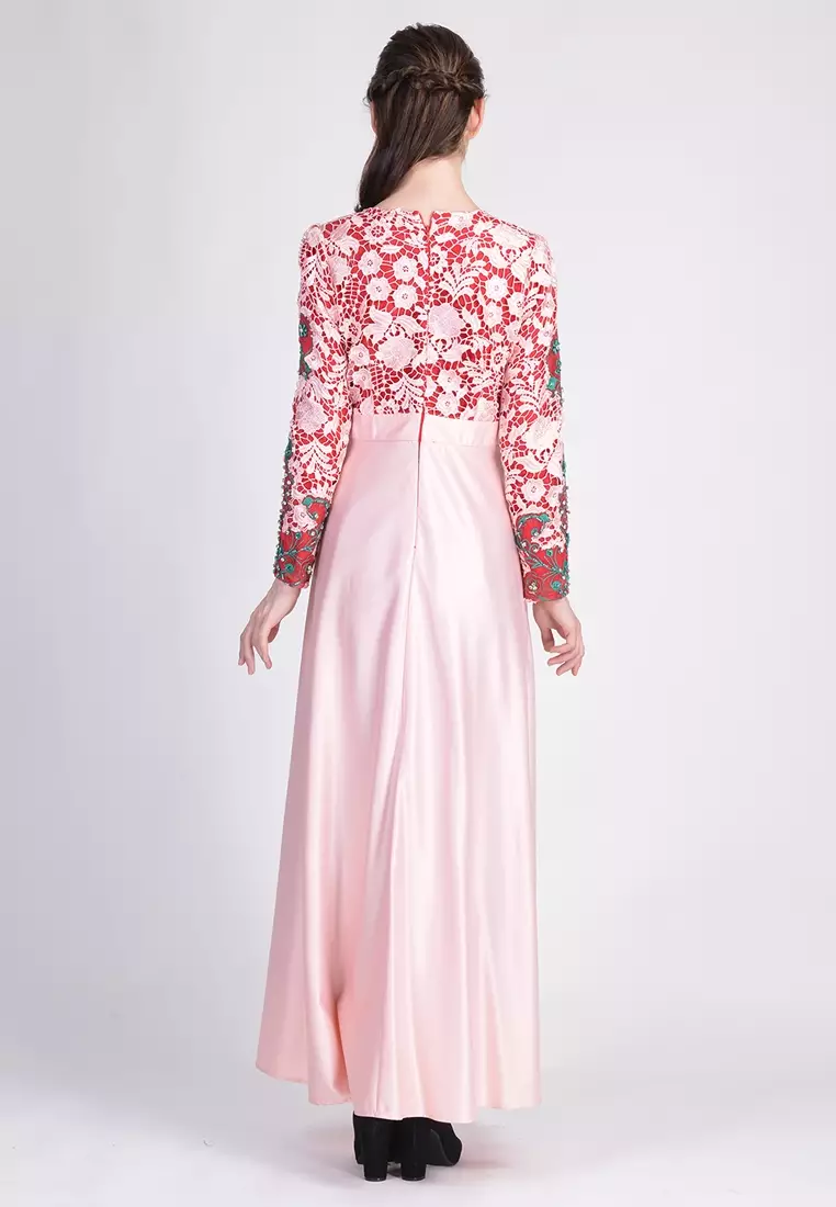 Bibiq Gamis Brokat Satin