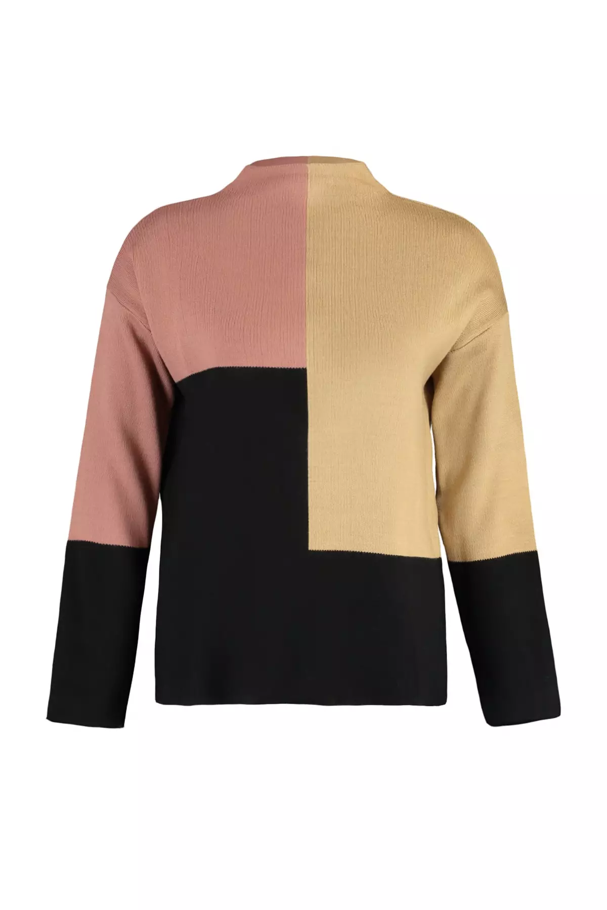 Colour Block Knitted Sweater