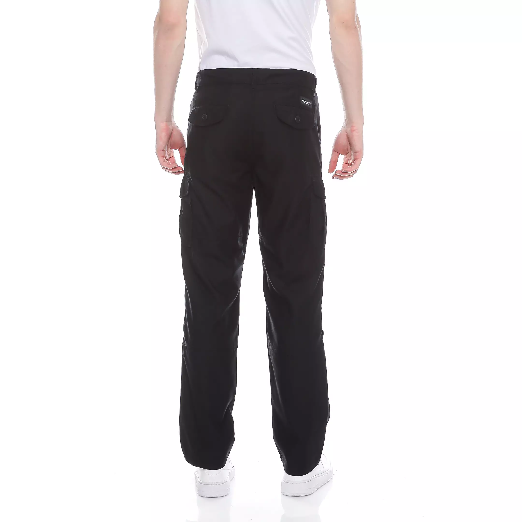 Cargo Long Pants - Cotton Drill Black