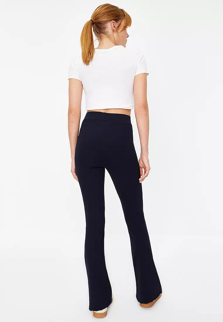 Rib Flare Pants