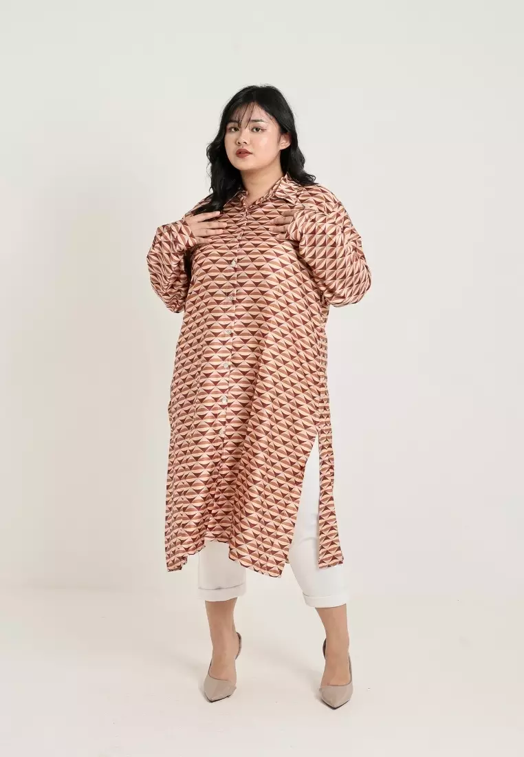 Plus Size Tunik Estelle Vol 2 Orange