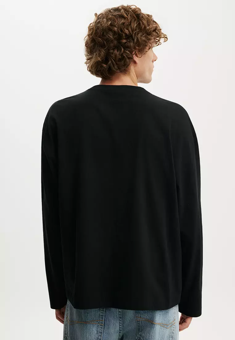 Organic Cropped Fit Long Sleeves Tee