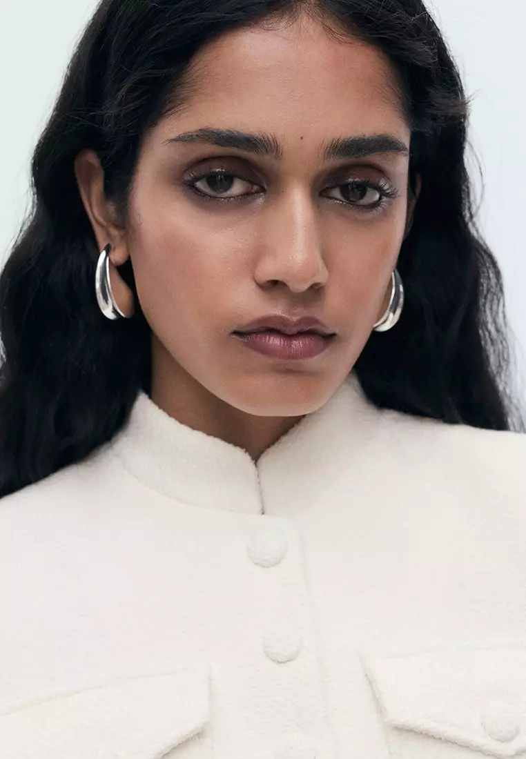 Bouclé Jacket with Pockets