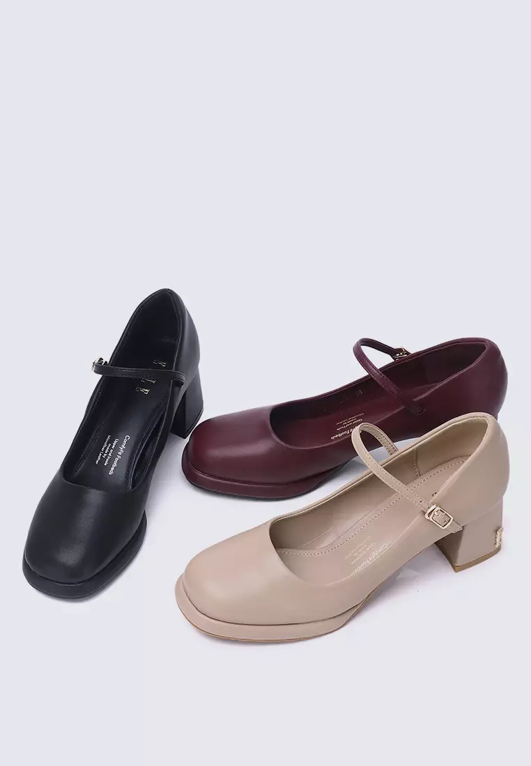 Denise Comfy Fit Footbed Microfiber Leather Mary Jane