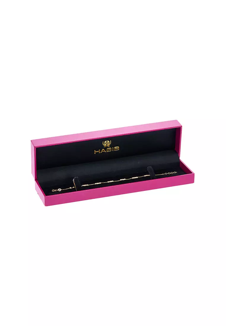 HABIB 585/14K Yellow Gold Bracelet AT-21-B0102