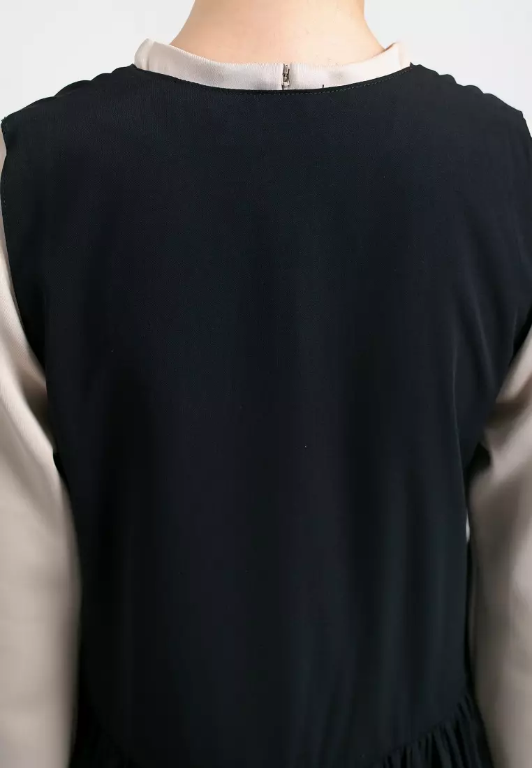 Layla Overall Dress Black