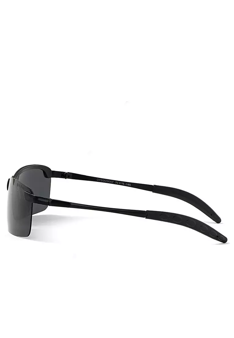 Mackenzie Polarized Sunglasses untuk Pria & Wanita UV Protection Frame Material Alloy ORIGINAL - Black