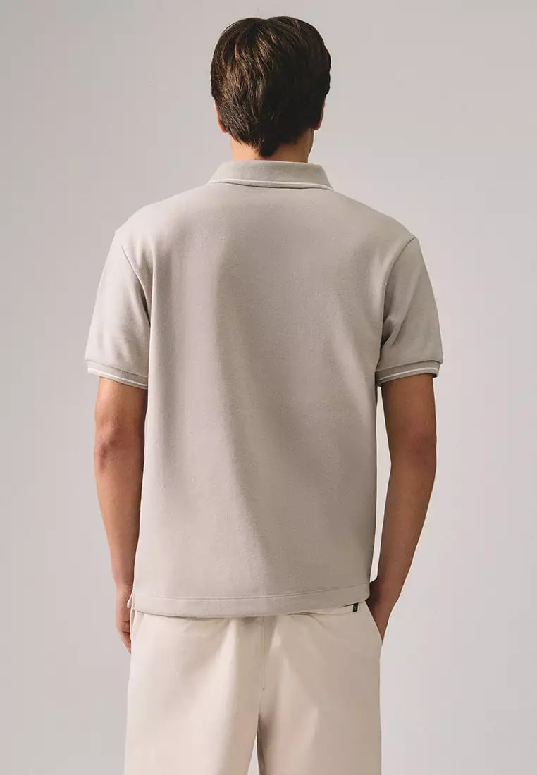 Premium Regular Fit Polo Shirt With Contrast Tipping