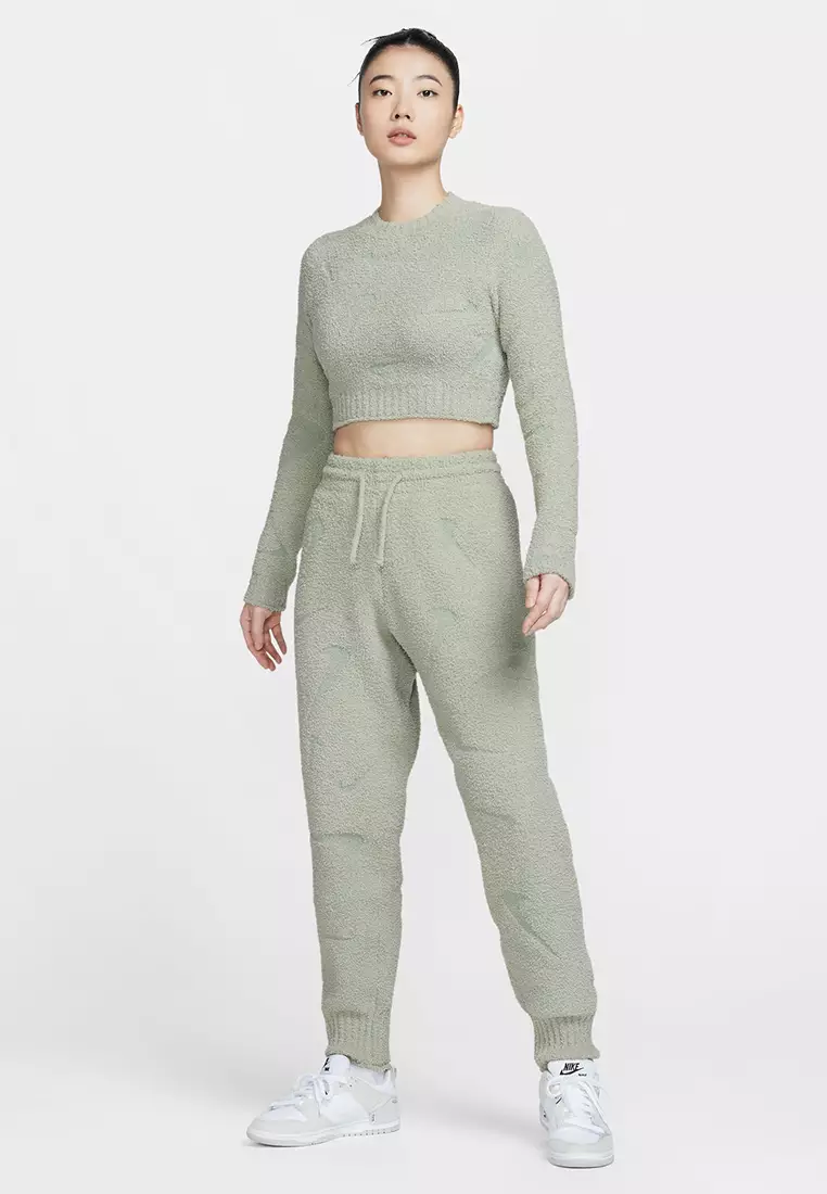 Sportswear Phoenix Cozy Bouclé Tight Long-Sleeve Knit Top