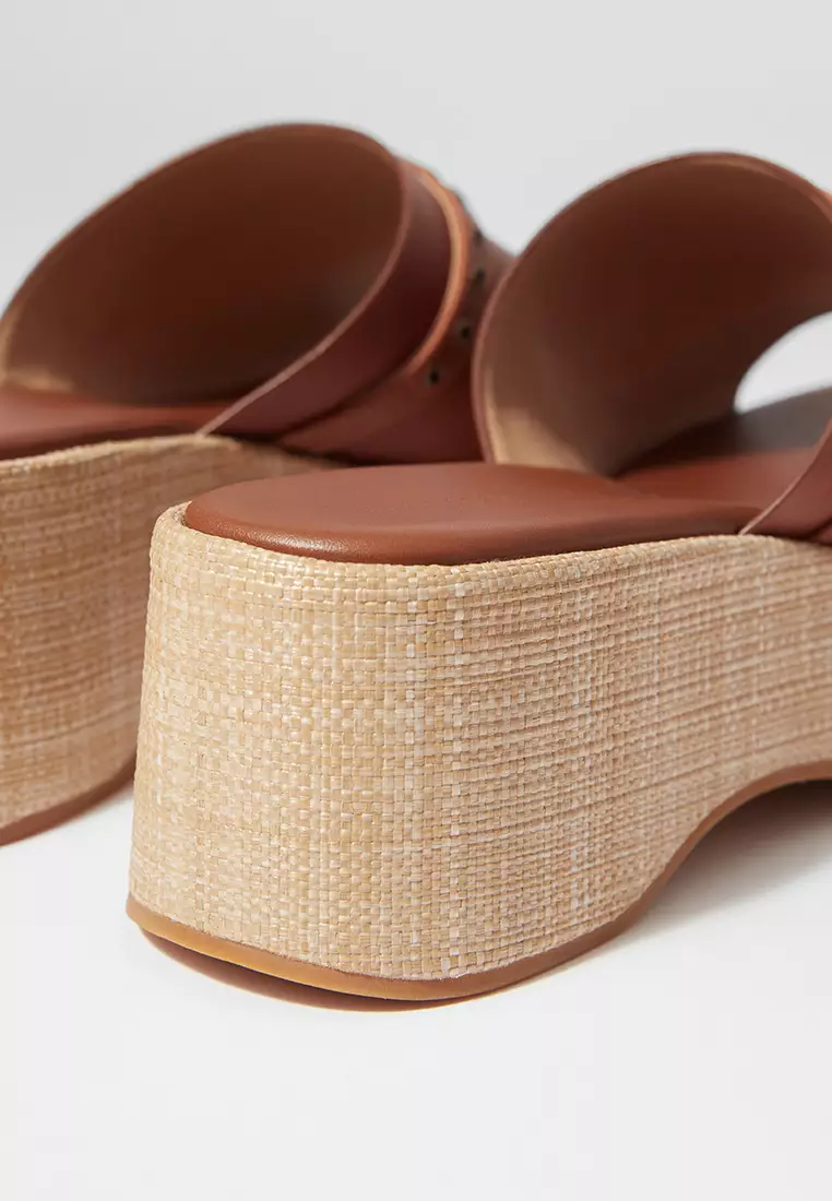 Suede Platform Mules