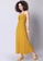 FabAlley yellow Yellow Noodle Strap Ruched Maxi Dress 77070AAFB91921GS_3