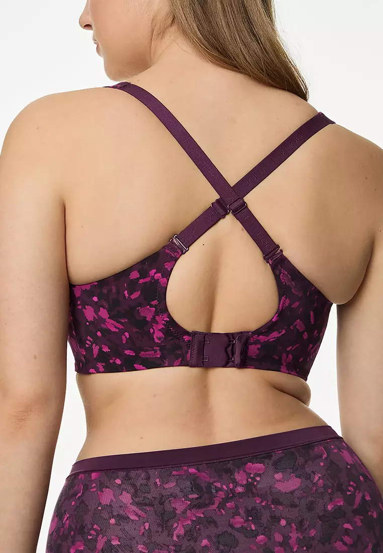 Flexifit™ Printed Wired Minimiser Bra