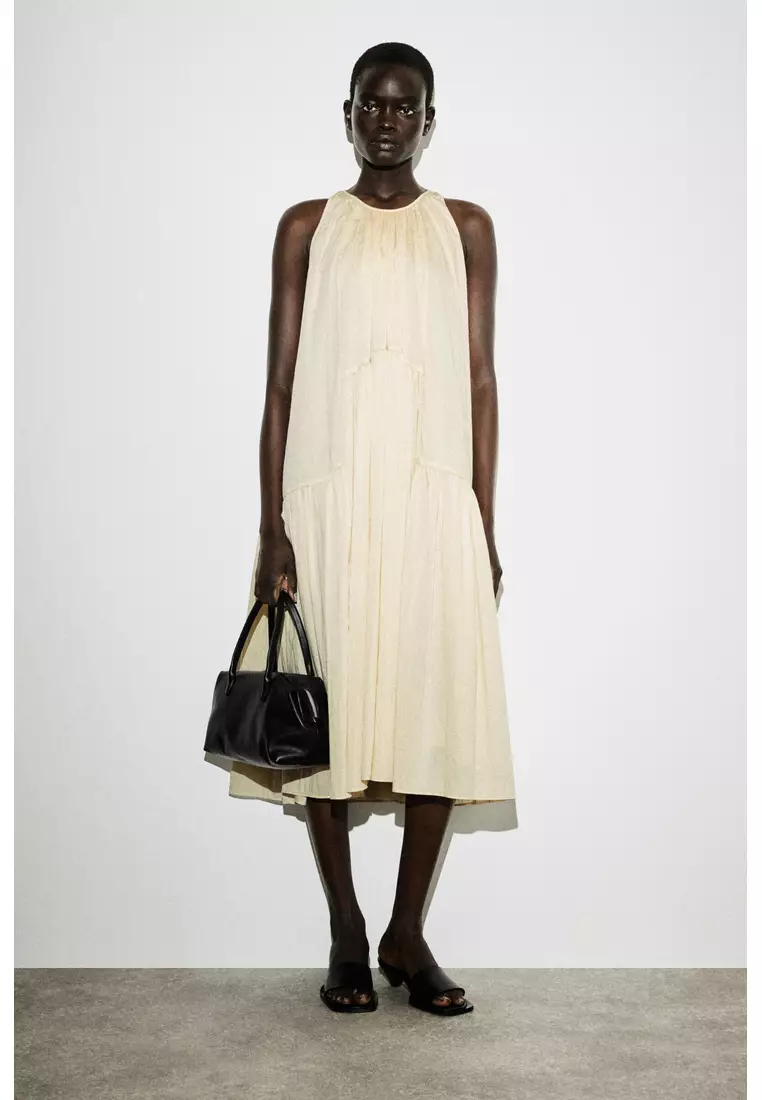 Buy COS SLEEVELESS GATHERED MIDI DRESS 2026 Online | ZALORA