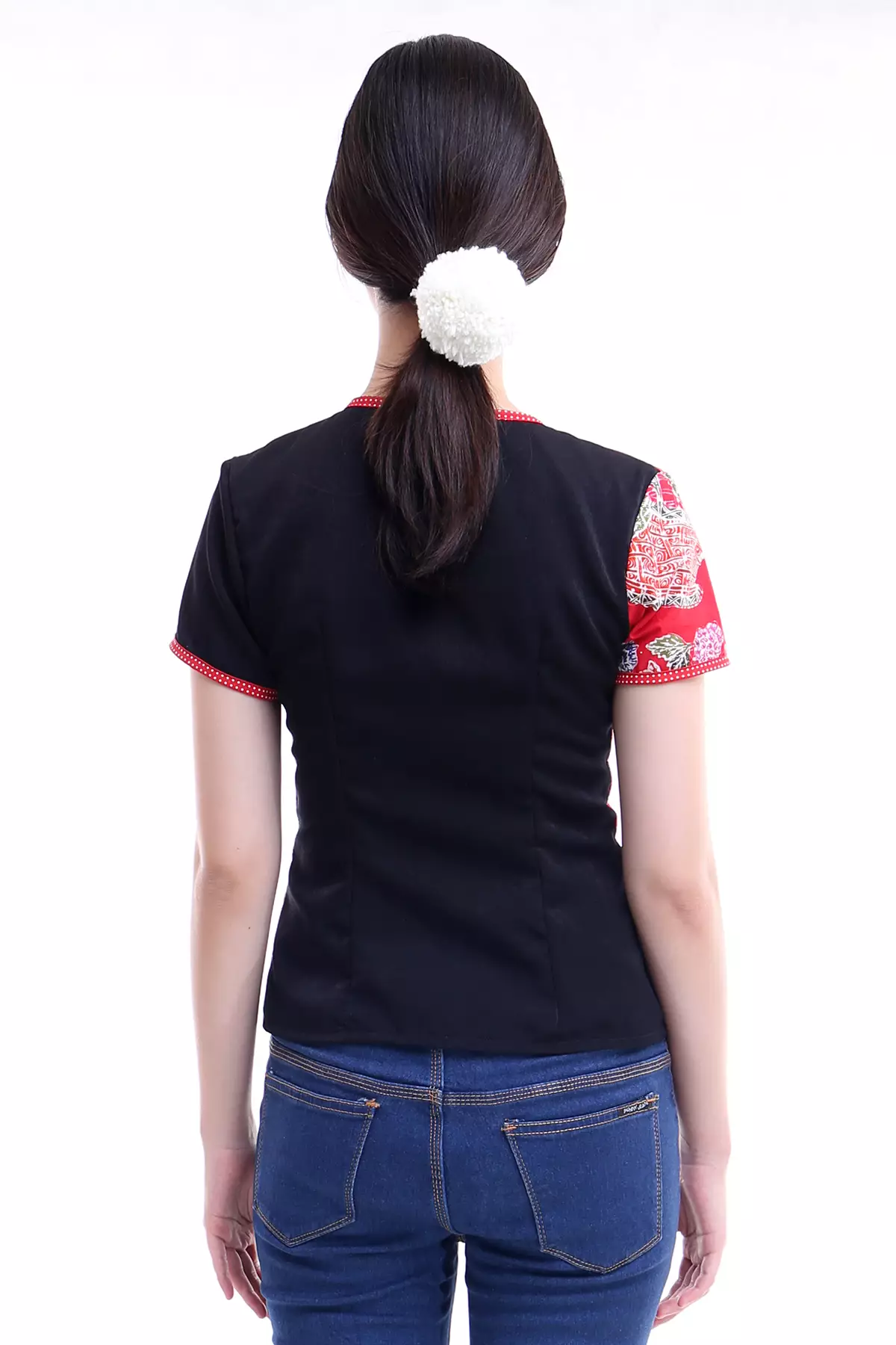 Shanti Asoka Two Tone Blouse Batik