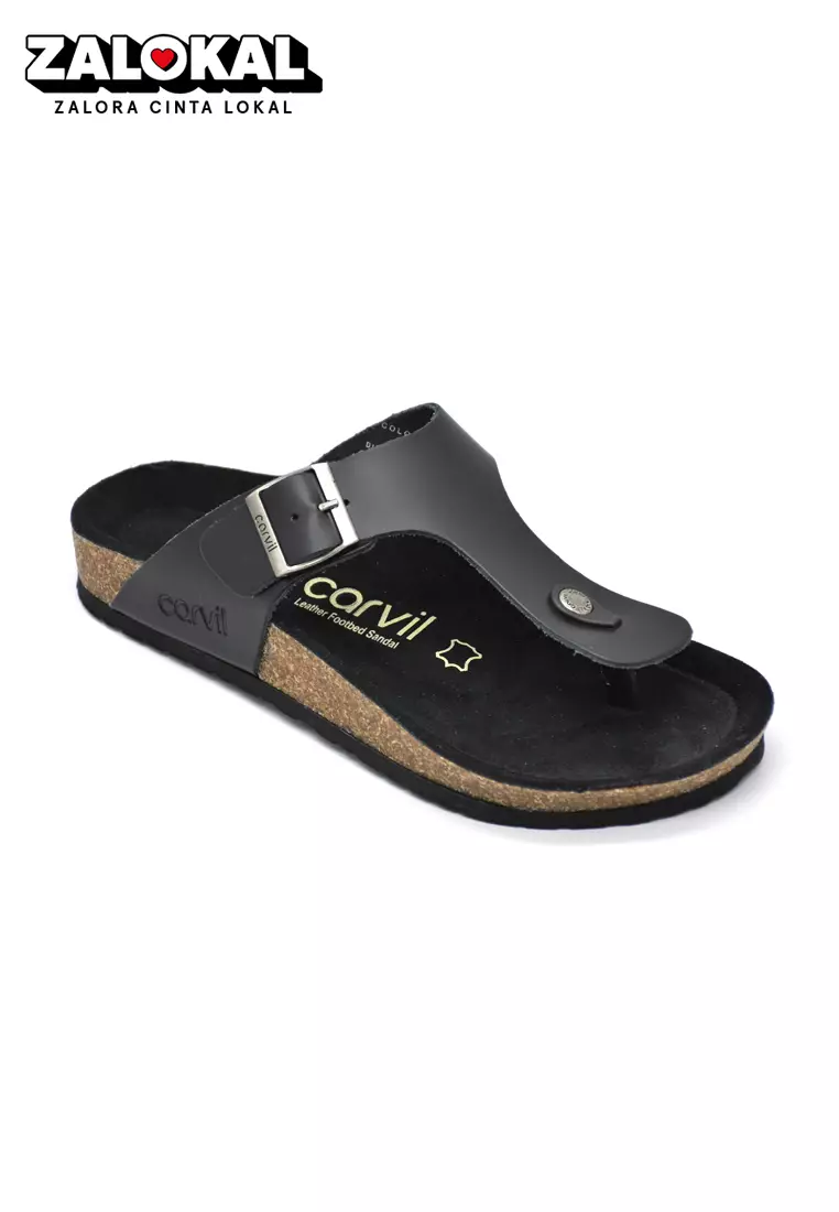 Carvil Sandal Pria Colorado 01 M Black