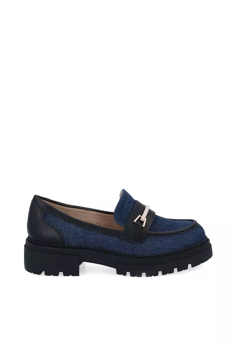 Carlo Rino Dark Blue CR Victoria Loafers