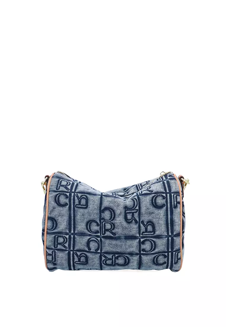 Carlo GEO Denim Soft Case Bag - Dark Blue