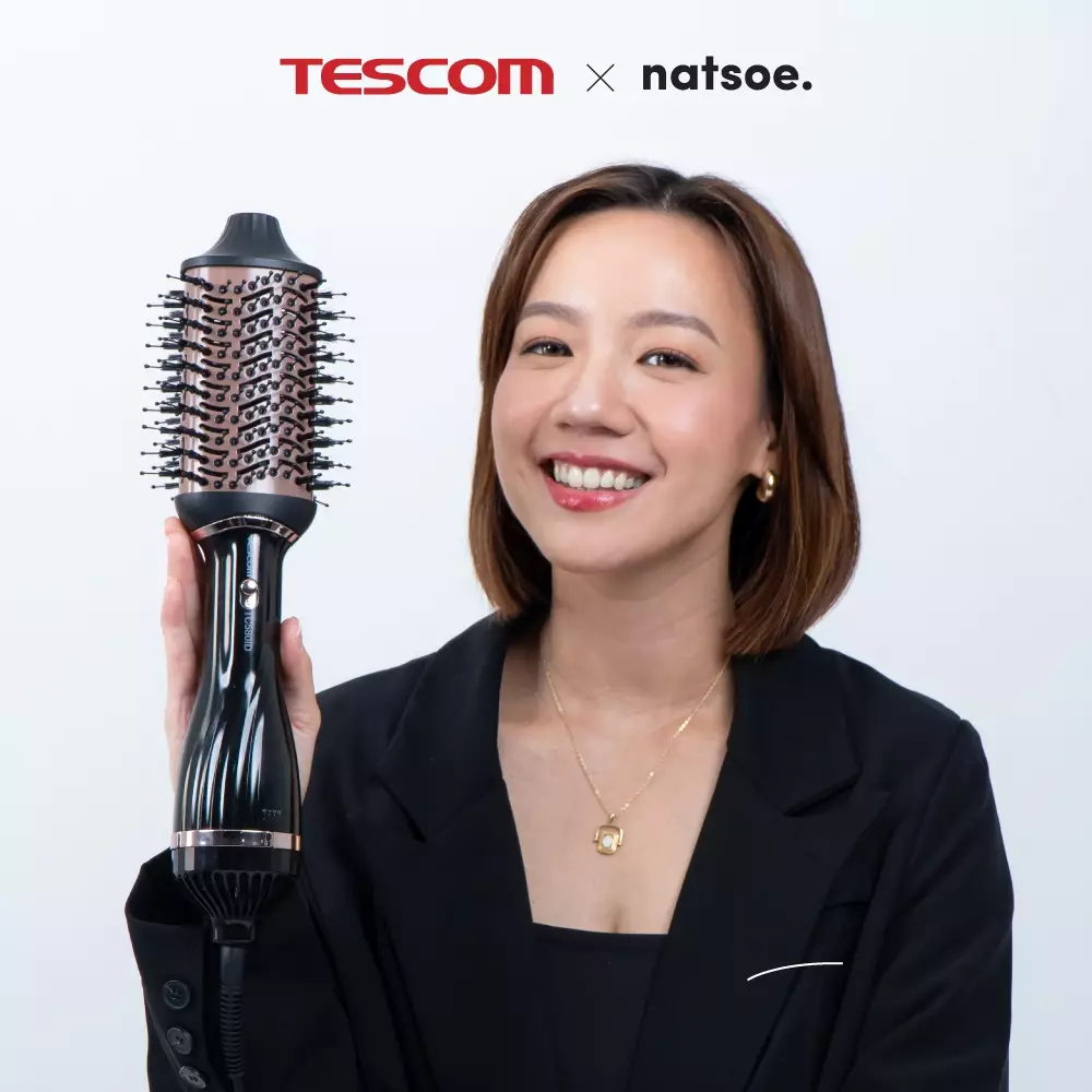 Tescom Gloss Pro 2in1 Volume Airstyler - Hair Dryer / Sisir Angin Blow & Pengering Rambut TC580ID