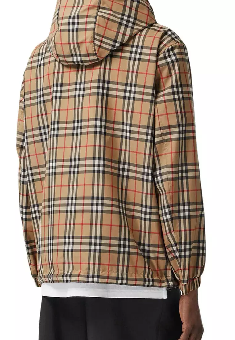 Vintage check lightweight jacket outlet
