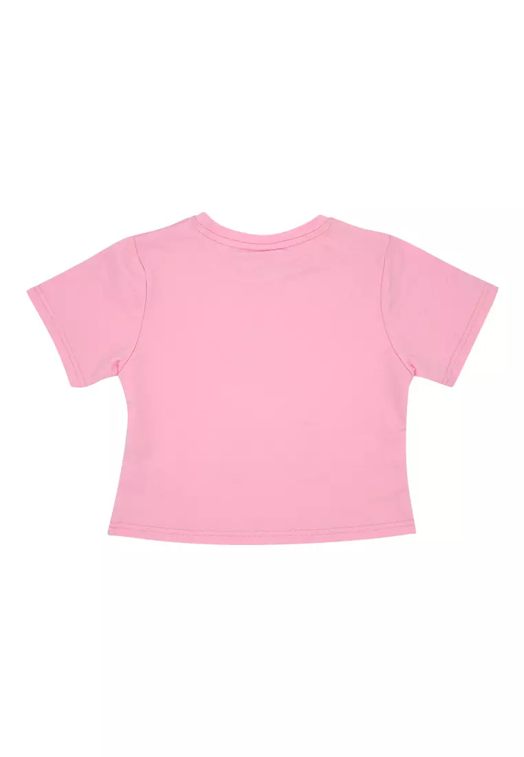 Girls Licensed Graphic Ringer T-Shirt Peace