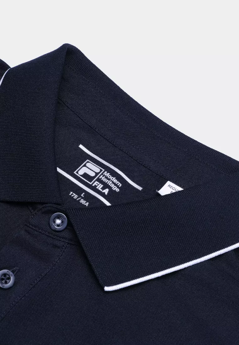 FILA FILA REVIVED CLASSIC Theme Men's Polo Shirt 2024 | Buy FILA Online ...
