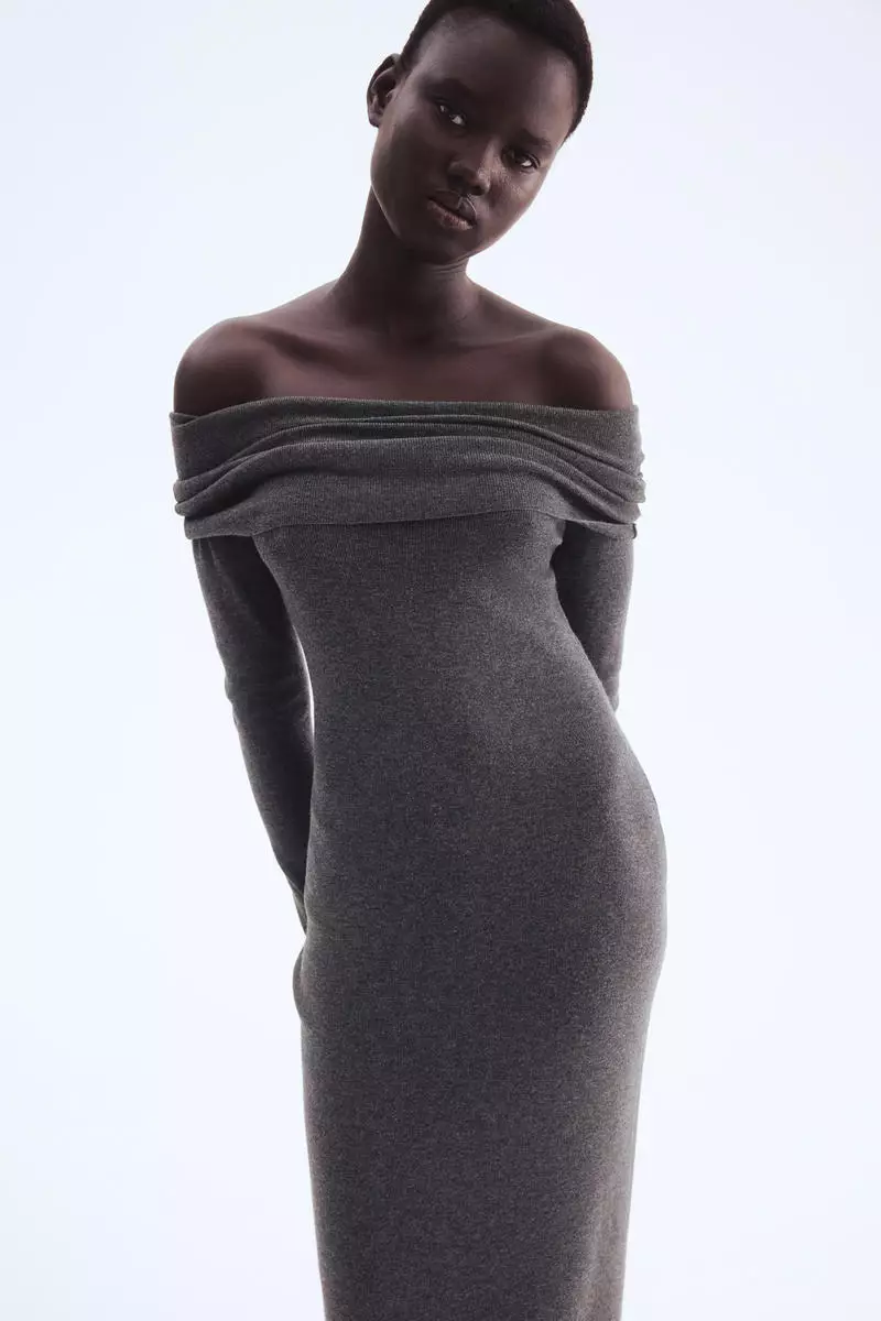 Off-the-shoulder dress