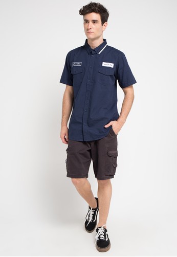 Jual Rip  Curl Patch Crew Short Sleeve Shirt Original 