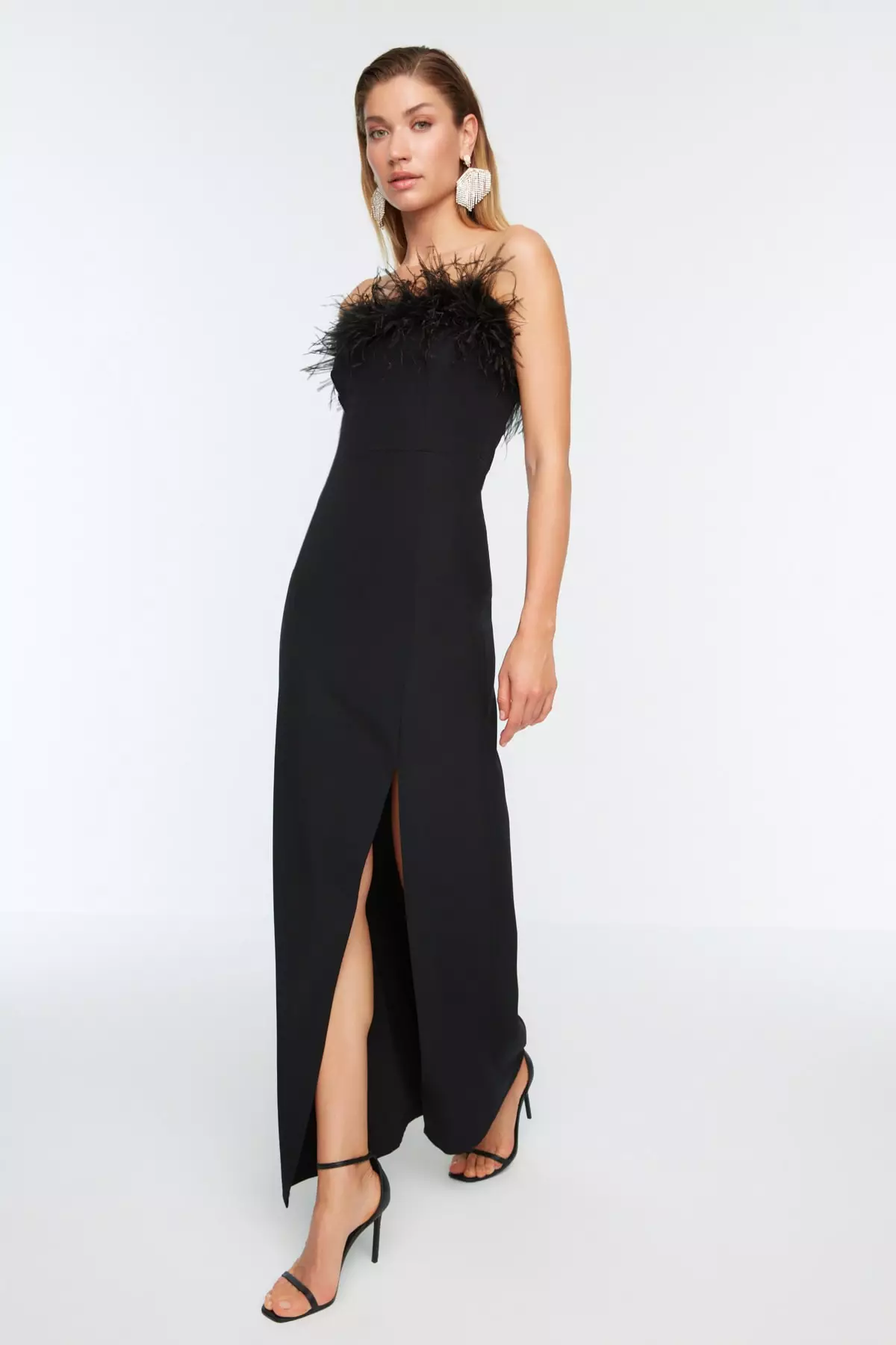Otrish Detailed Evening Dress