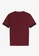 Fred Perry red M2622 Striped Cuff Pique T-Shirt  (Aubergine) DBB8EAA6014A45GS_1