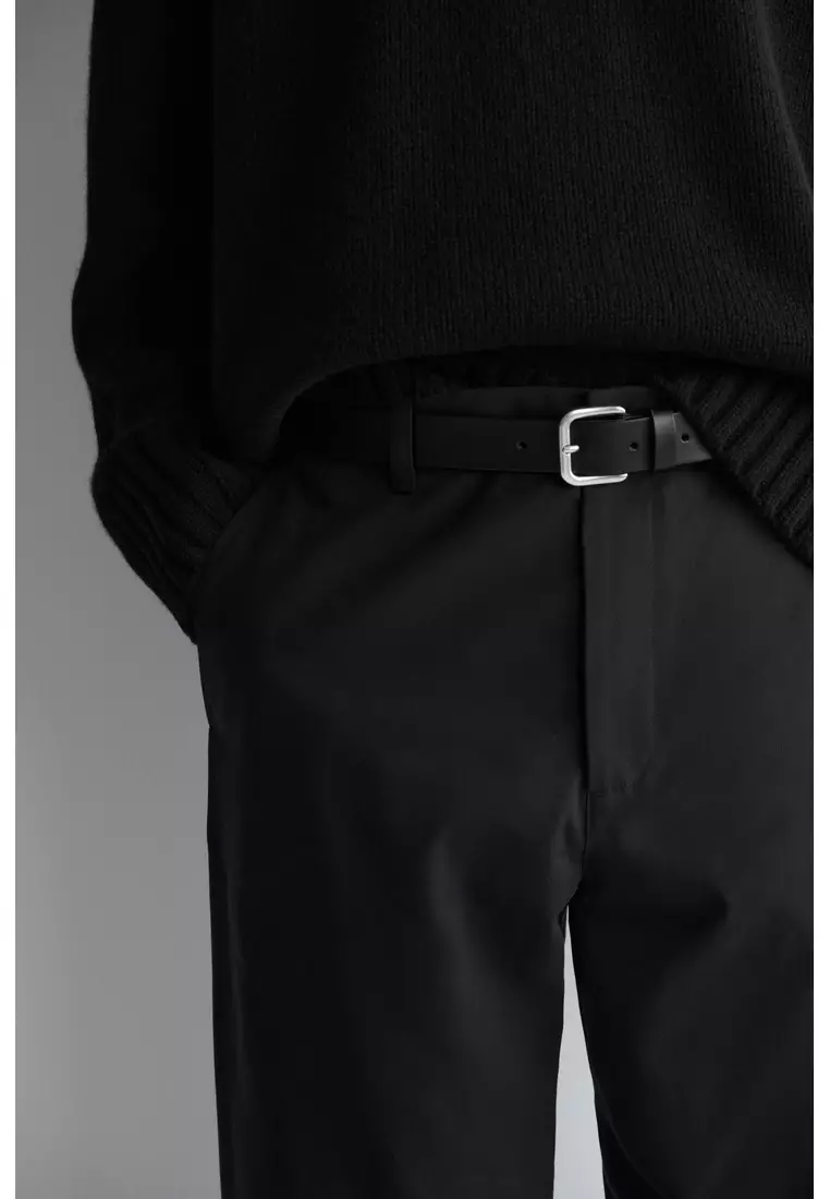 COTTON REGULAR-FIT STRAIGHT-LEG CHINOS