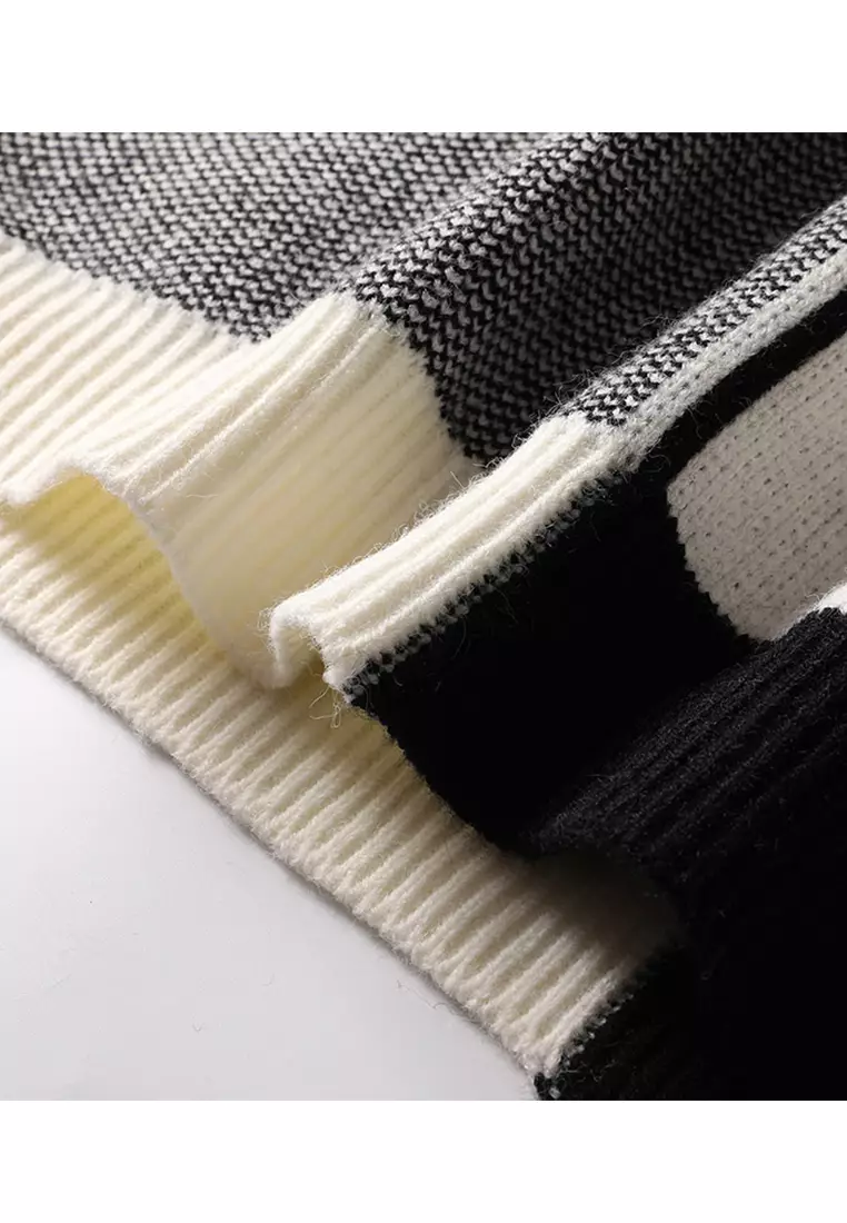 Color Matching Knit Sweater AY-my6812