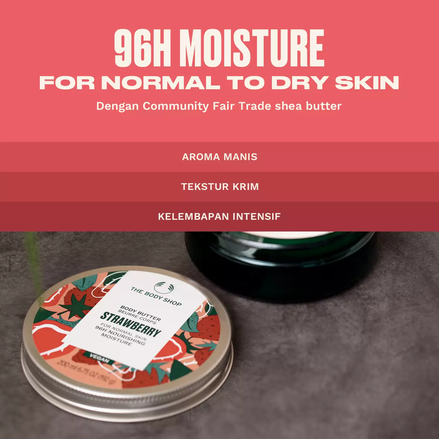 New Strawberry Body Butter 200Ml