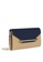 Strathberry beige and navy MULTREES WALLET ON A CHAIN CROSSBODY - LATTE/ NAVY D325BAC576EF22GS_2