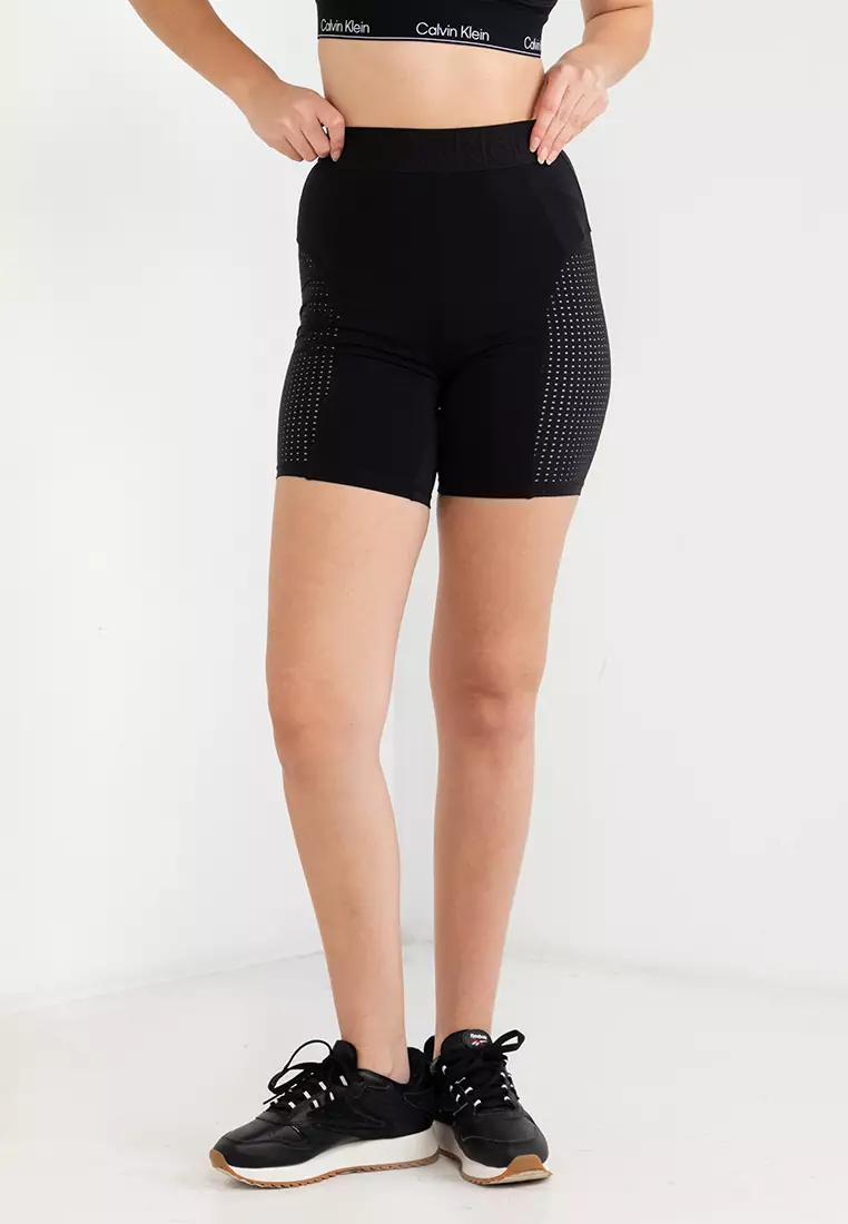Calvin Klein Tight Gym Shorts Womens - Black