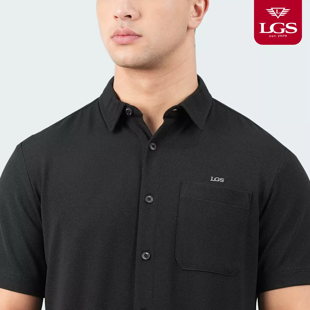 LGS - Max Collection - Kemeja Casual Pria - Slim Fit - Lengan Pendek - JSH.391.S2076F.1032.C