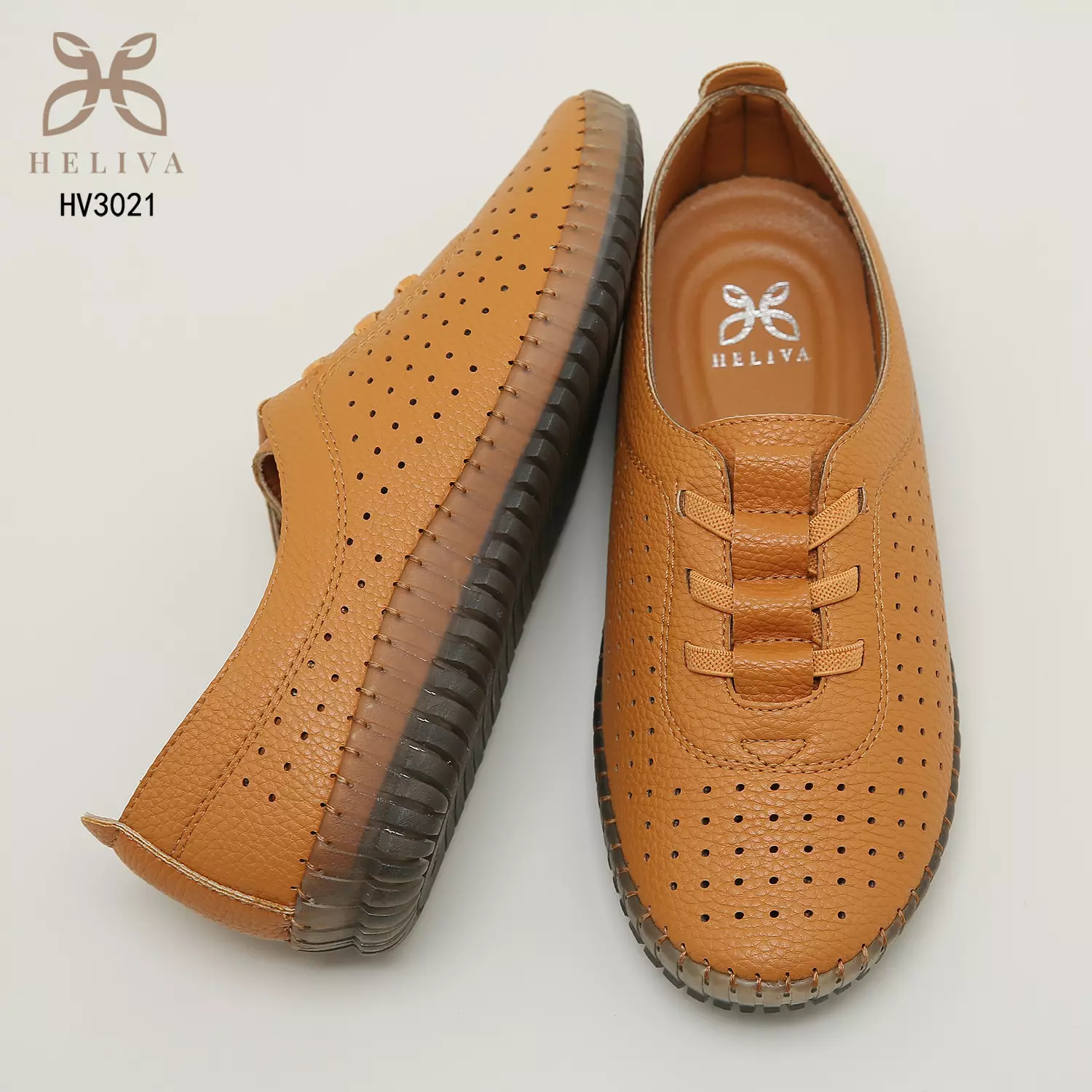 Heliva Agatha Loafer Slip On Lace Up Breathable