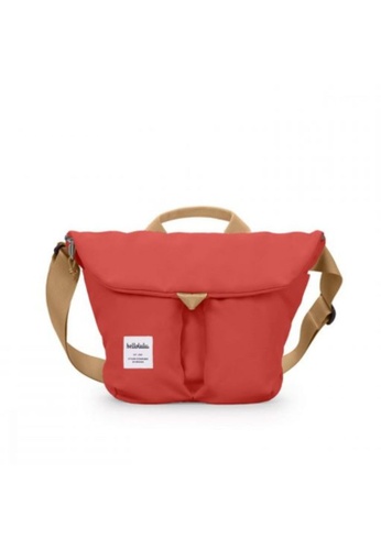 Hellolulu red Hellolulu Mini Kasen All Day Shoulder Bag (Pomegranate) FB5B4AC00C5531GS_1