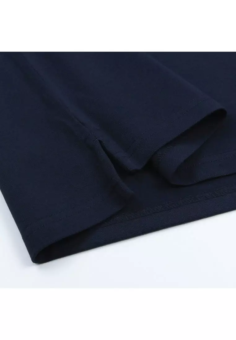 Men's Lion Embroidery Slim Short Sleeve Polo 01016222