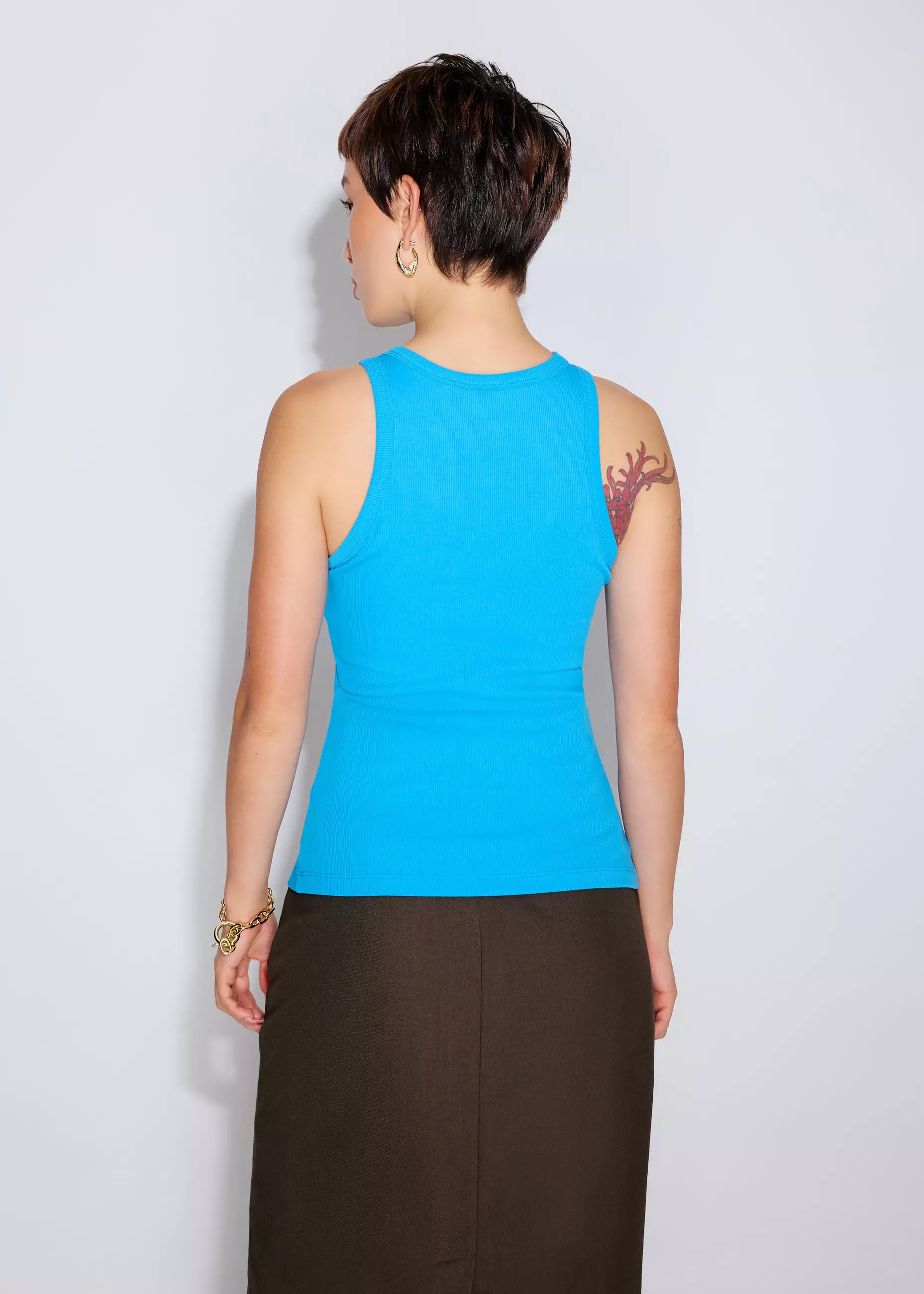 Atasan Wanita - BraFree by LB Malaya Jersey Racerback Tank Top