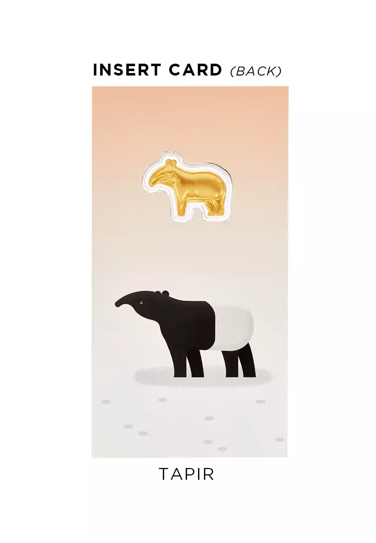 HABIB x Zoo Negara Collection 2025 (Tapir) | 999.9 Gold Wafer (0.20g)