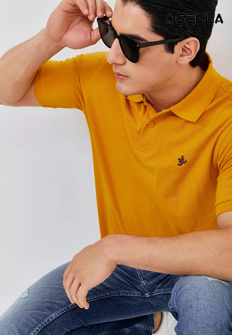 Osella Basic Combed Cotton Polo Shirt 3022330383 | Kaos Polo Basic Laki Laki